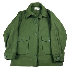 Vintage 1950’s - 1960’s Pendleton Knockabouts Wool Chore Jacket Green Women’s L